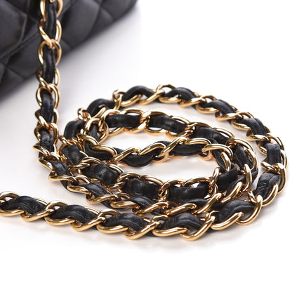 Chanel Lambskin Quilted Jumbo Single Flap Black 22 of 23