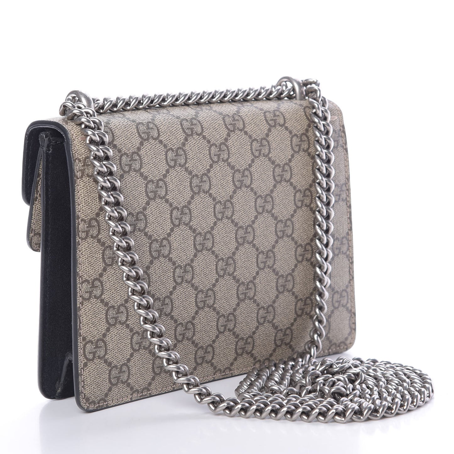 GG Supreme Monogram Mini Dionysus Shoulder Bag Black