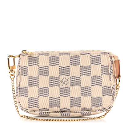 Louis Vuitton Damier Azur Mini Pochette Accessories 1 of 8