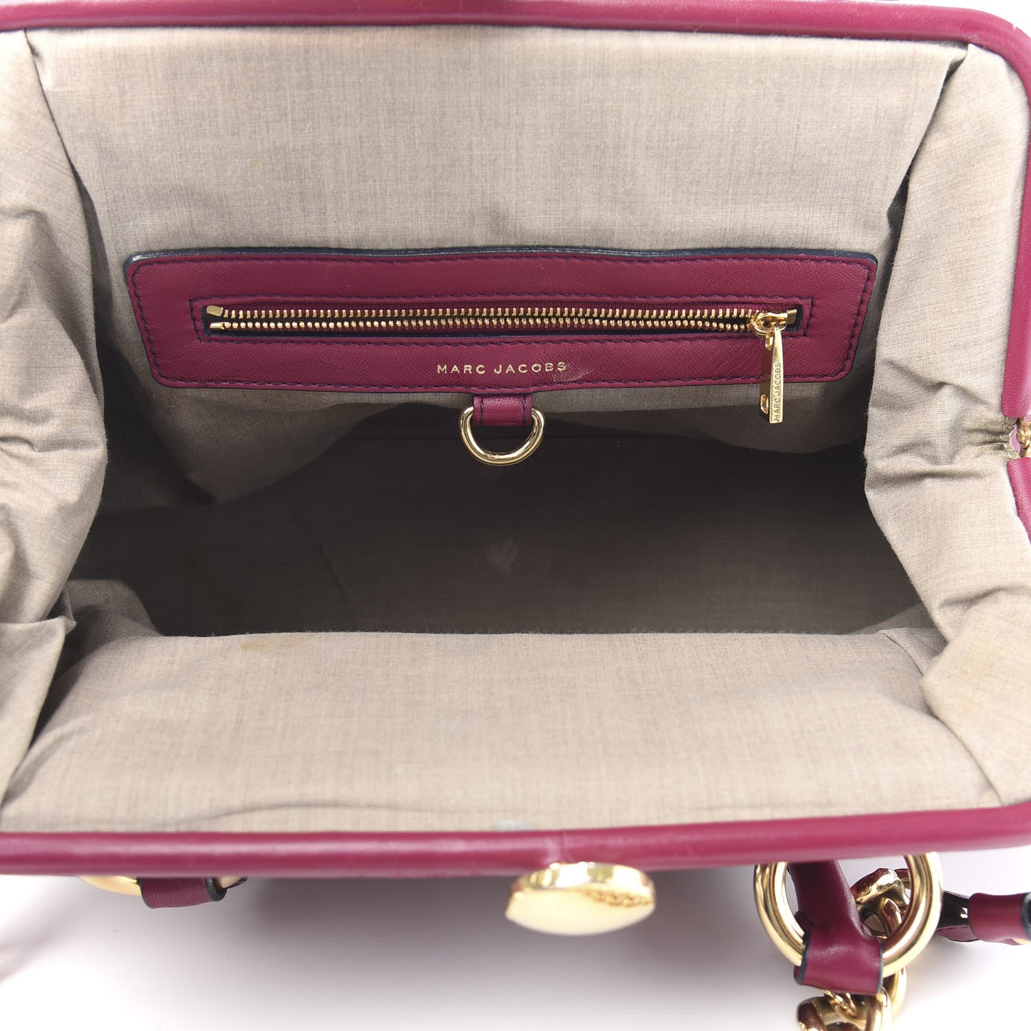Marc Jacobs Lambskin Quilted Stam Violet 5 of 20