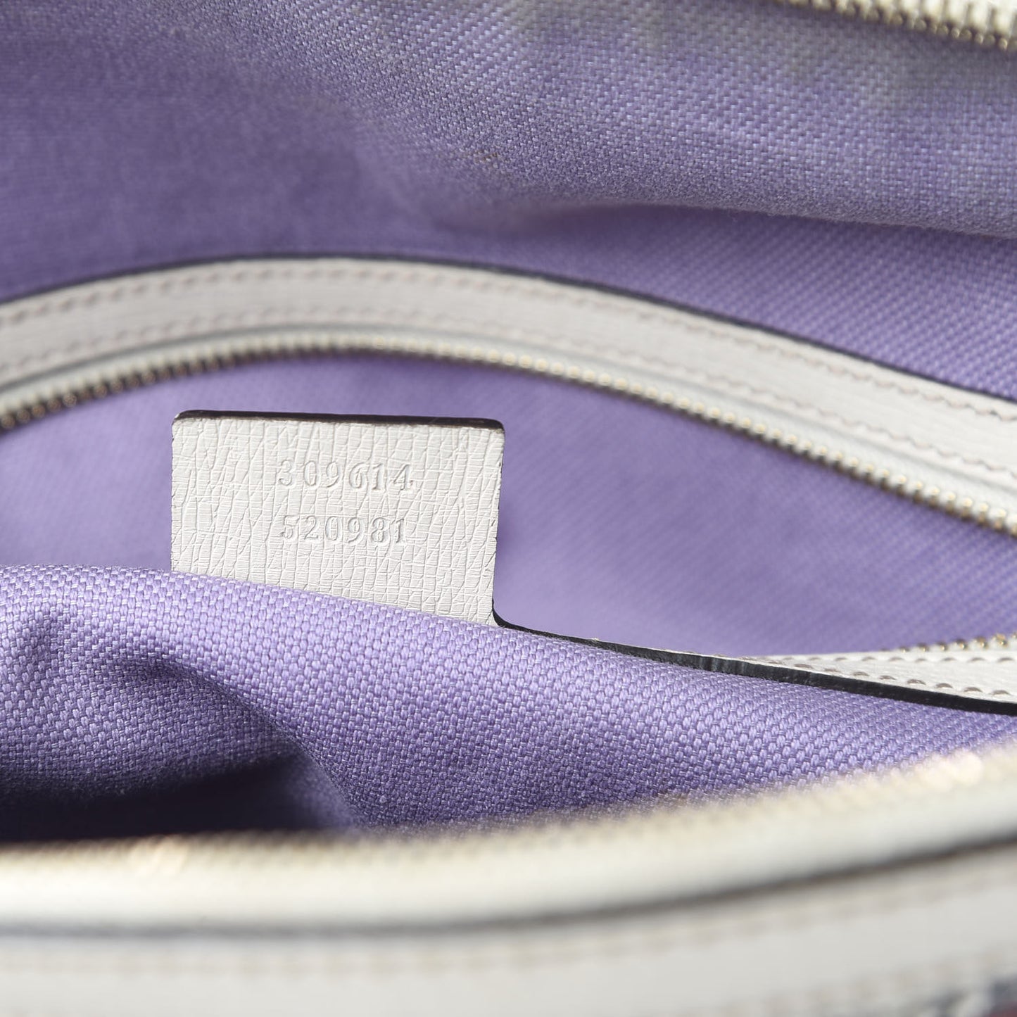 Canvas Flora Infinity Medium Nice Top Handle Dome Bag White