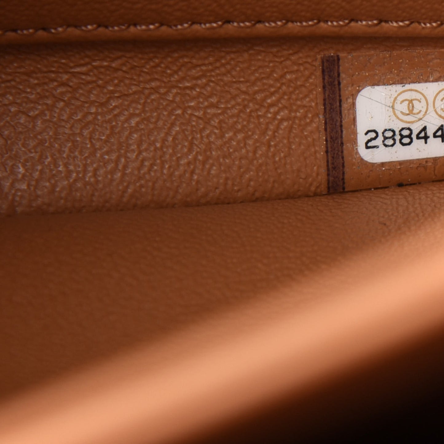 Lambskin Quilted Small Trendy CC Flap Dual Handle Bag Camel
