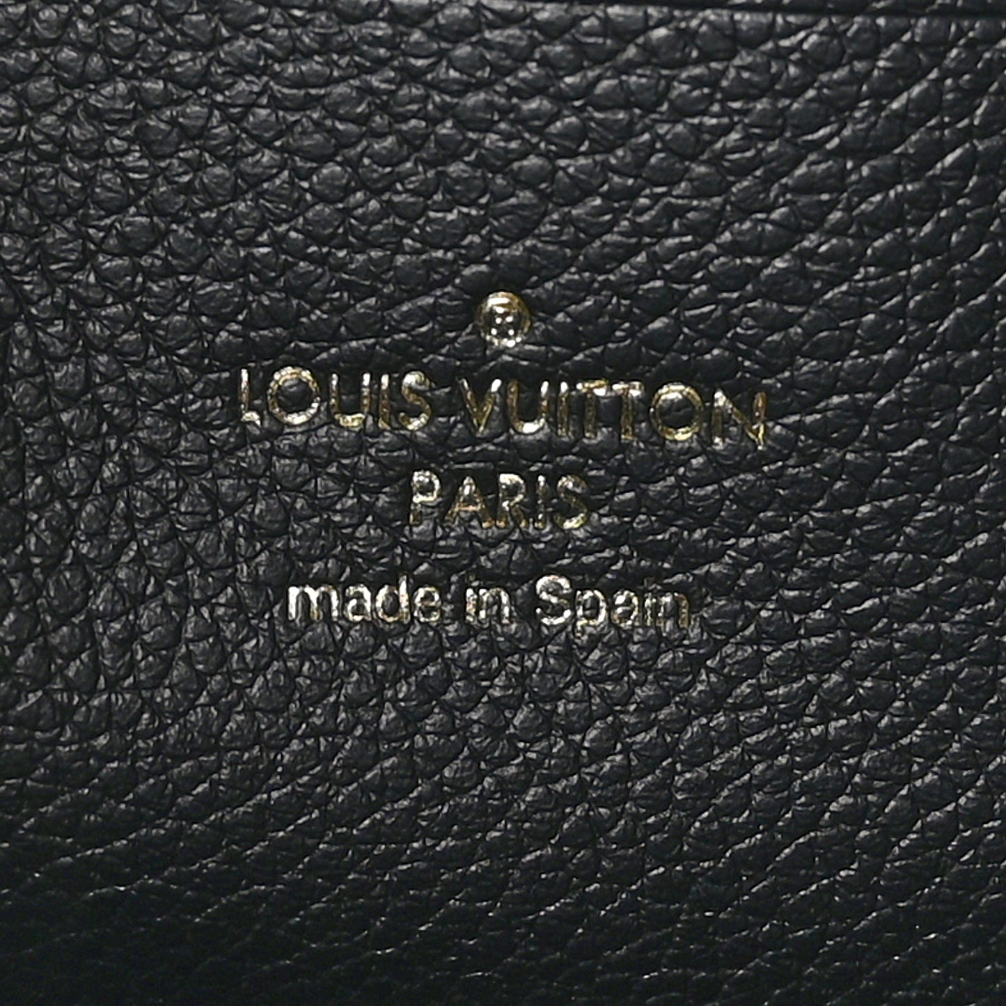 Empreinte Monogram Giant Double Zip Pochette Black Cream