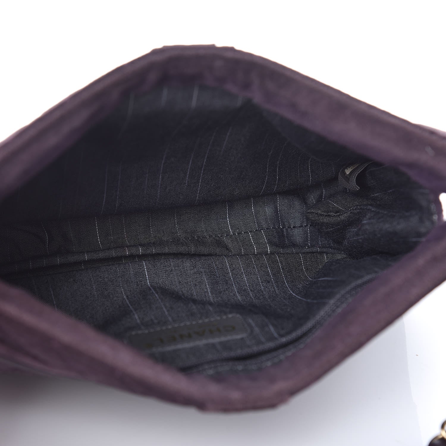 Chanel Suede Union Jack Shoulder Bag Purple 5 of 11