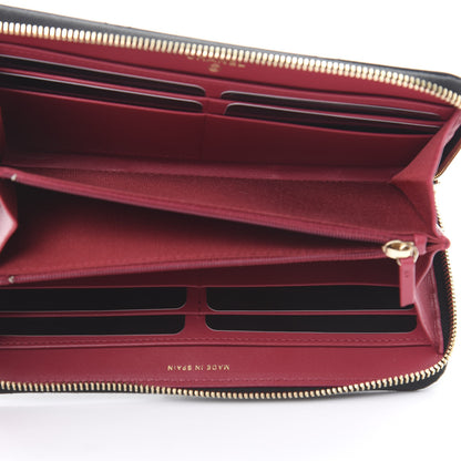 Chanel Shiny Goatskin Quilted Chanel 19 Long Zipped Around Wallet Black 5 of 9