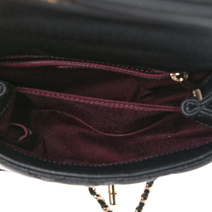 Chanel Caviar Quilted Extra Mini Coco Handle Flap Black 5 of 9