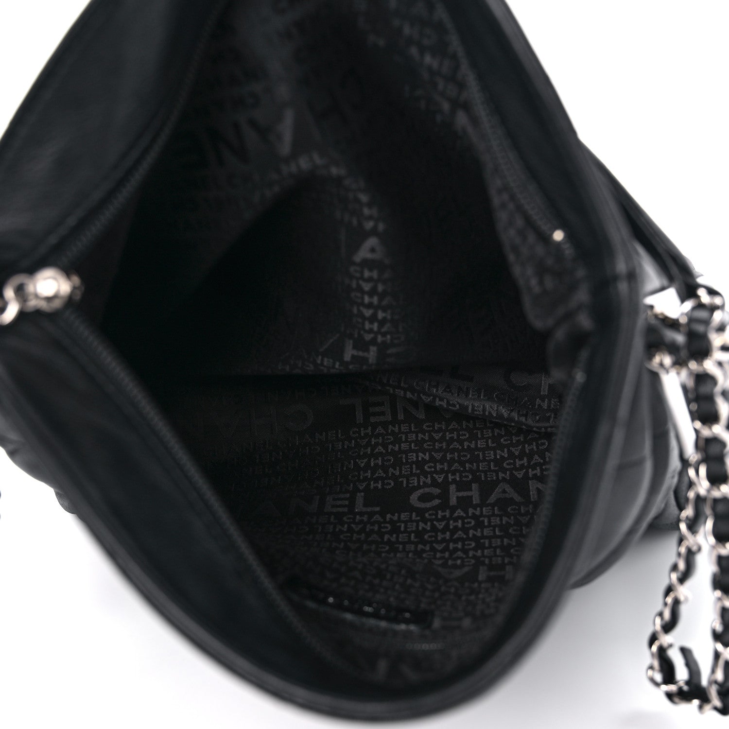 Chanel Lambskin Stitched Medium Ultimate Soft Tote Black 5 of 12