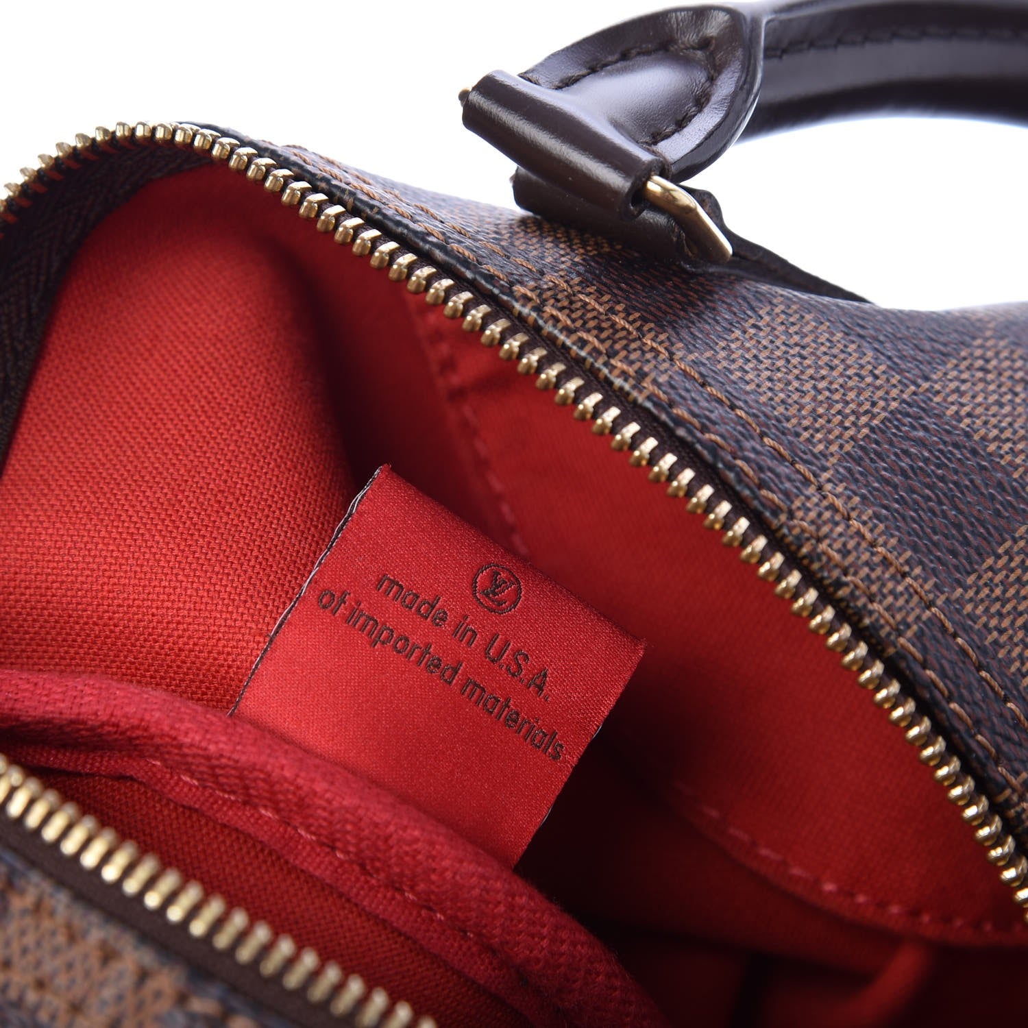 Louis Vuitton Damier Ebene Speedy 35 7 of 10