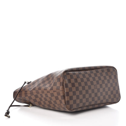 Louis Vuitton Damier Ebene Neo Neverfull MM Rose Ballerine 5 of 10
