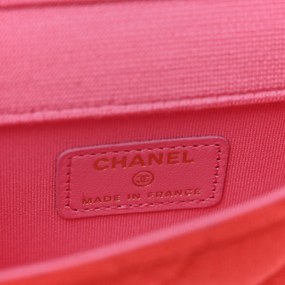 Chanel Jersey Quilted Micro Mini Flap Red 6 of 10