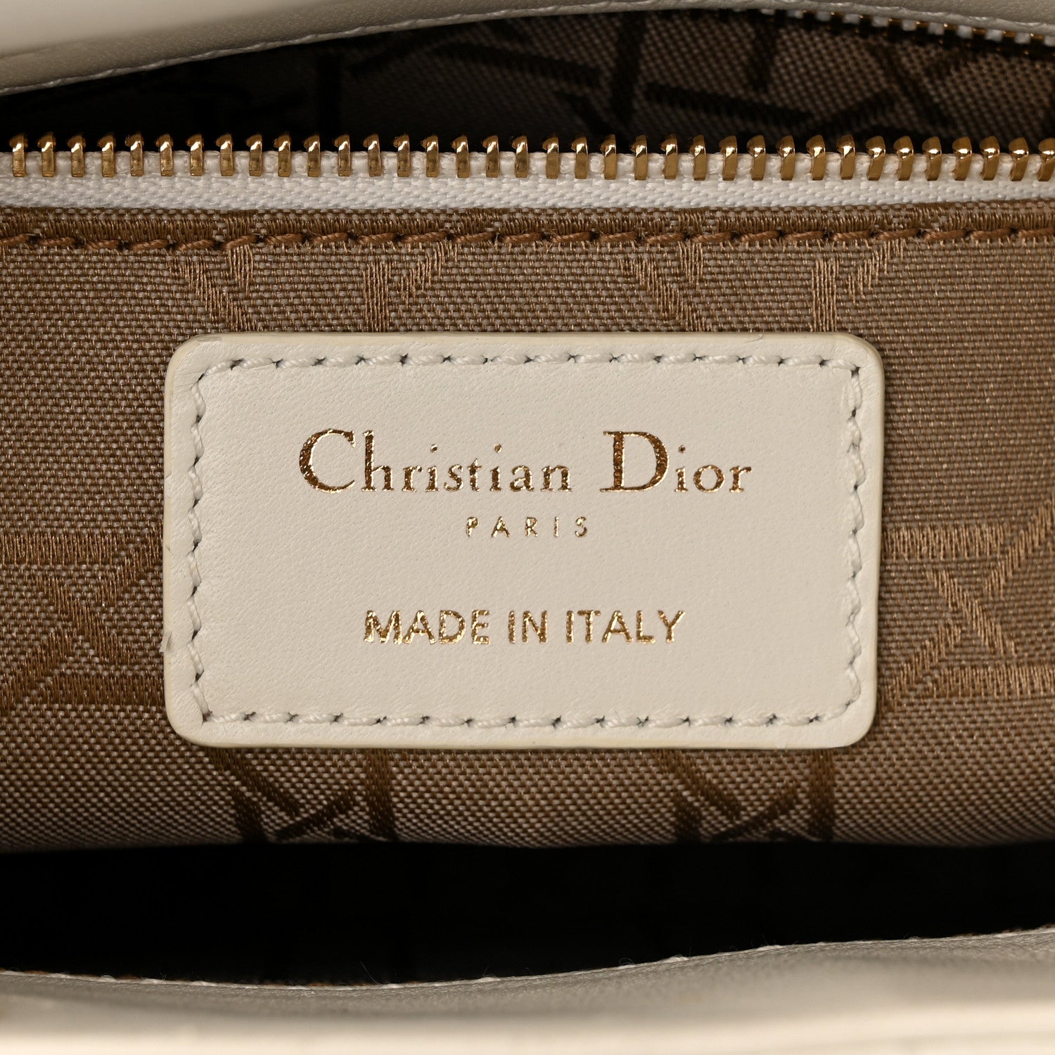 Christian Dior Lambskin Cannage Small My ABCDior Lady Dior White 6 of 15