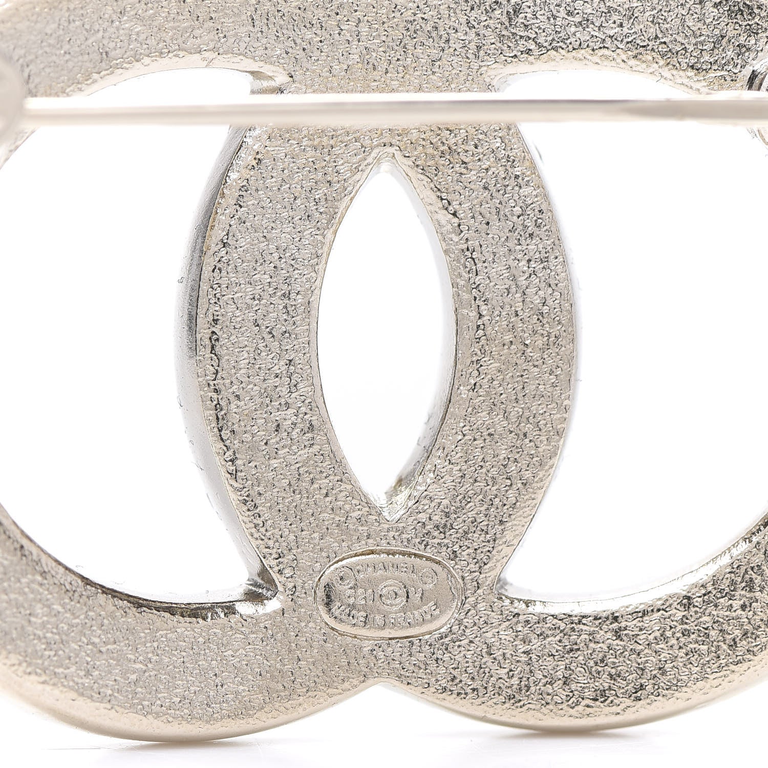 Chanel Crystal Palais Garnier CC Brooch Gold 4 of 5