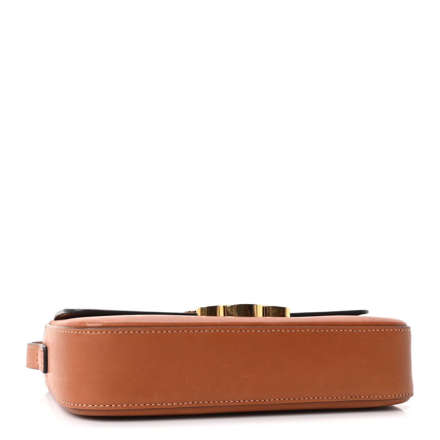 Natural Calfskin Triomphe Shoulder Bag Tan