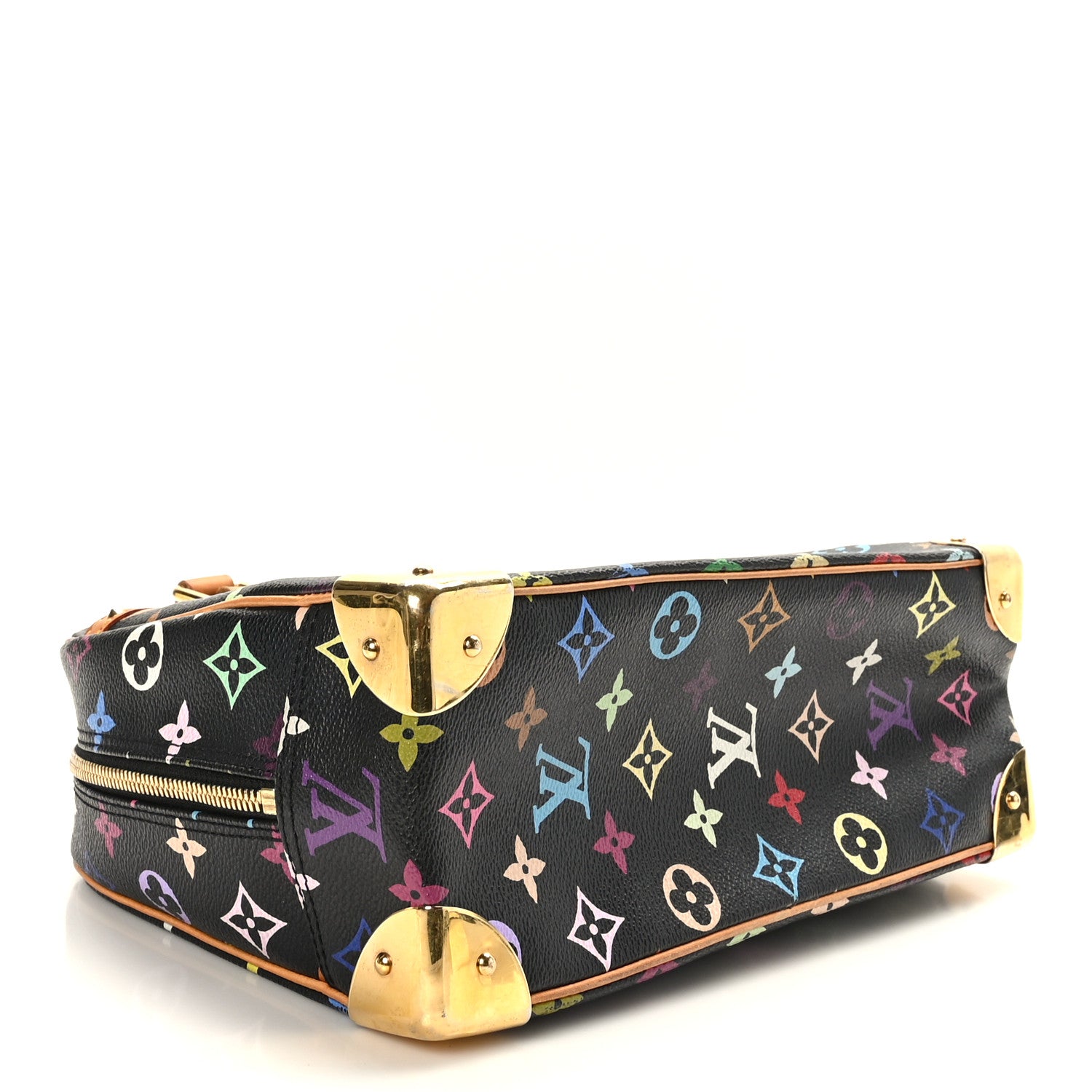 Louis Vuitton Monogram Multicolor Trouville Black 4 of 9