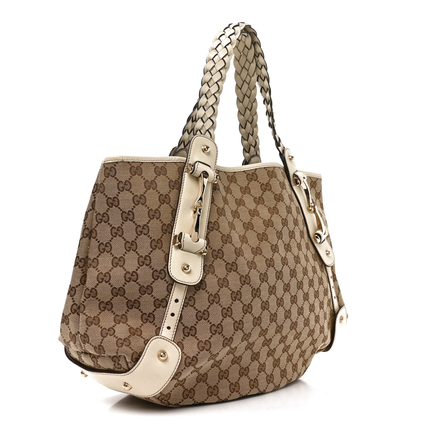 Monogram Medium Pelham Shoulder Bag Off White