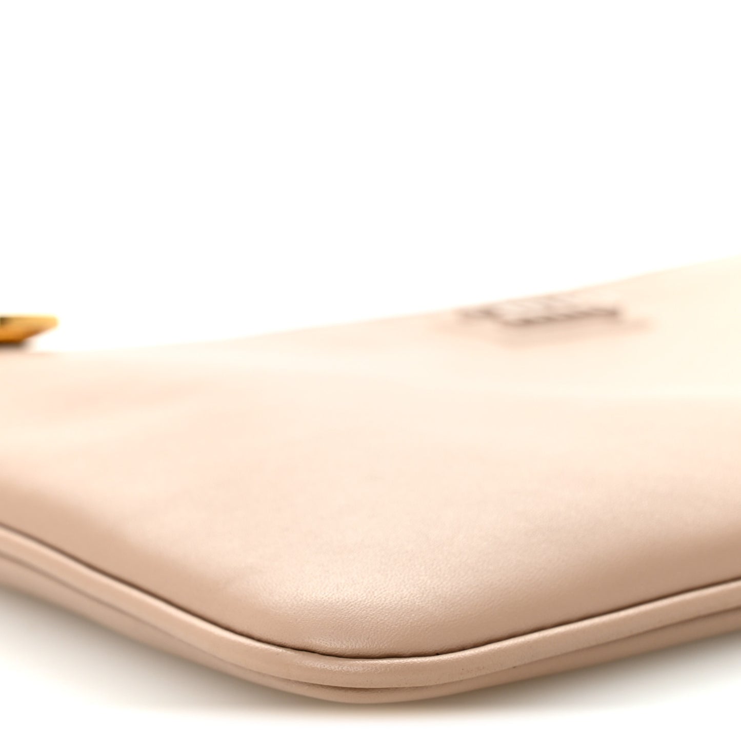 Nappa Wristlet Beige