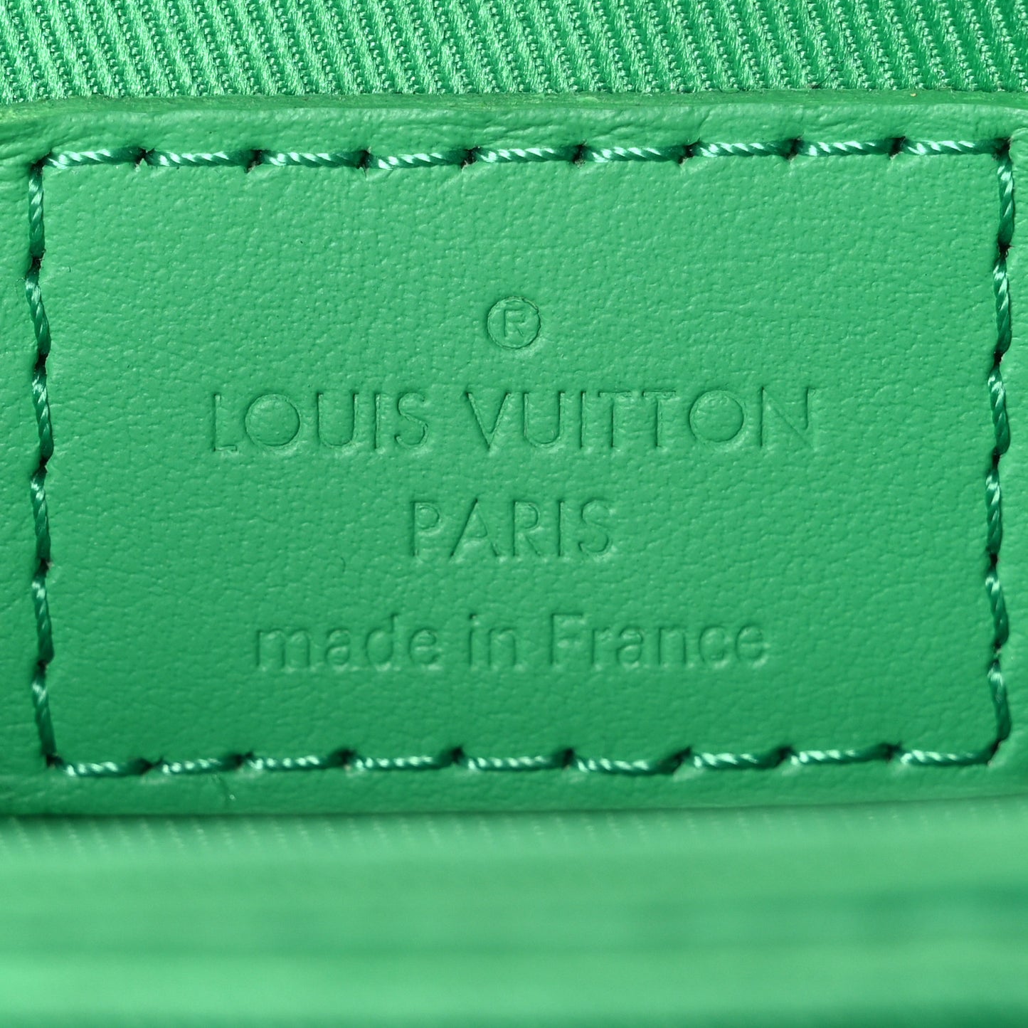 Taurillon Monogram S Lock Wearable Wallet Minty Green