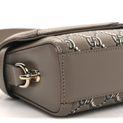 Gucci GG Shadow Monogram Small Luce Shoulder Bag Beige 9 of 10