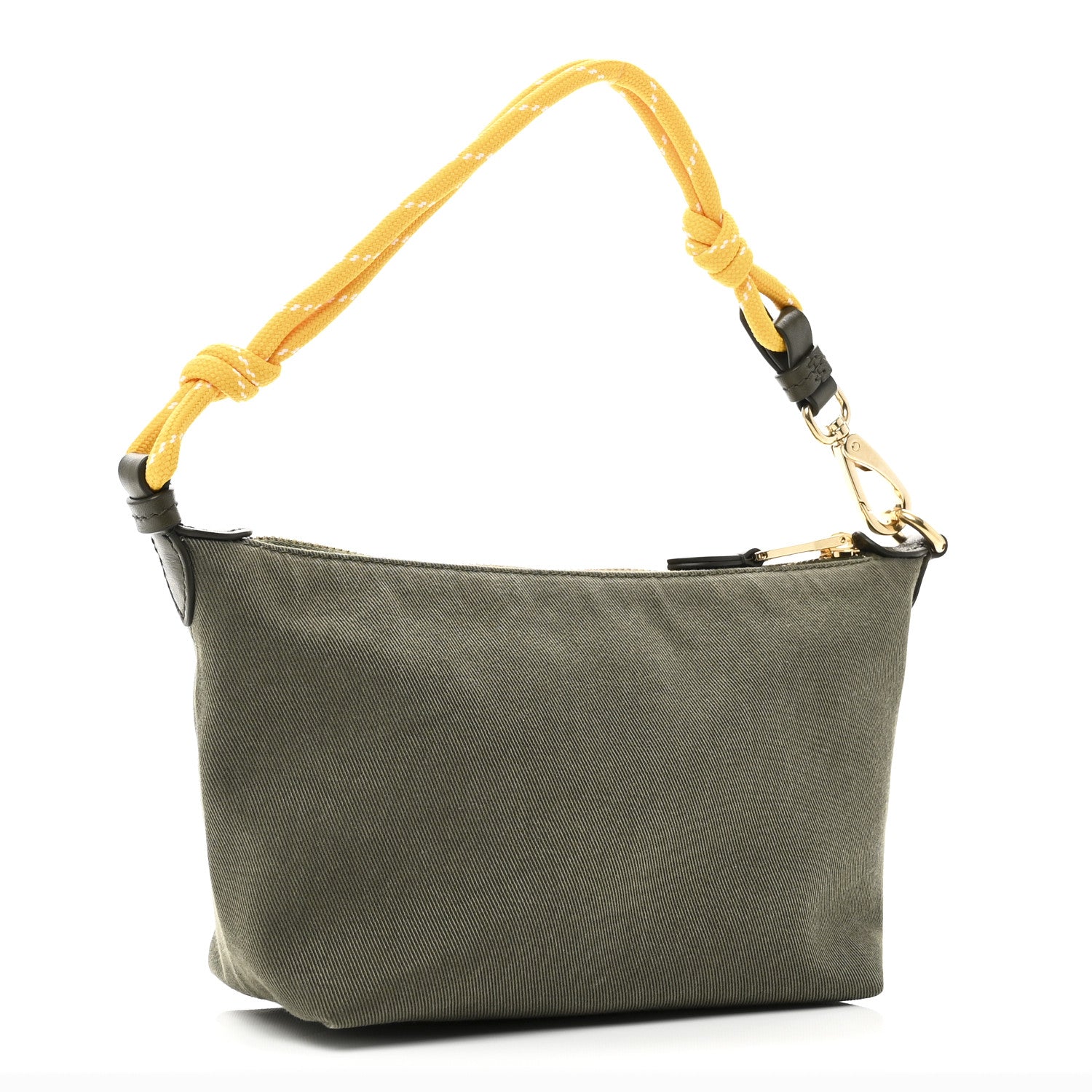 Miu Miu Canvas Gabardine Pouch Green 3 of 9