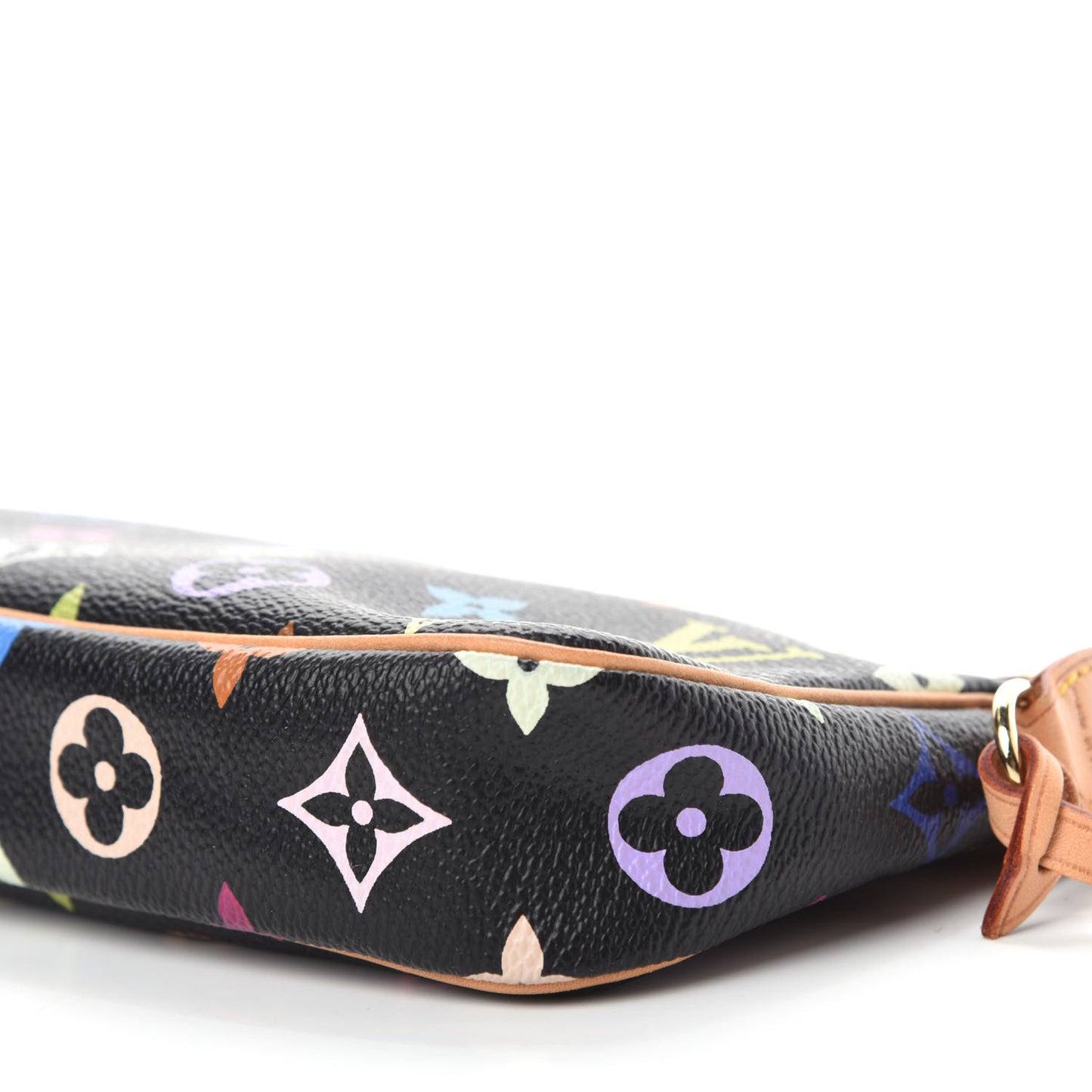 Monogram Multicolor Pochette Accessories Black