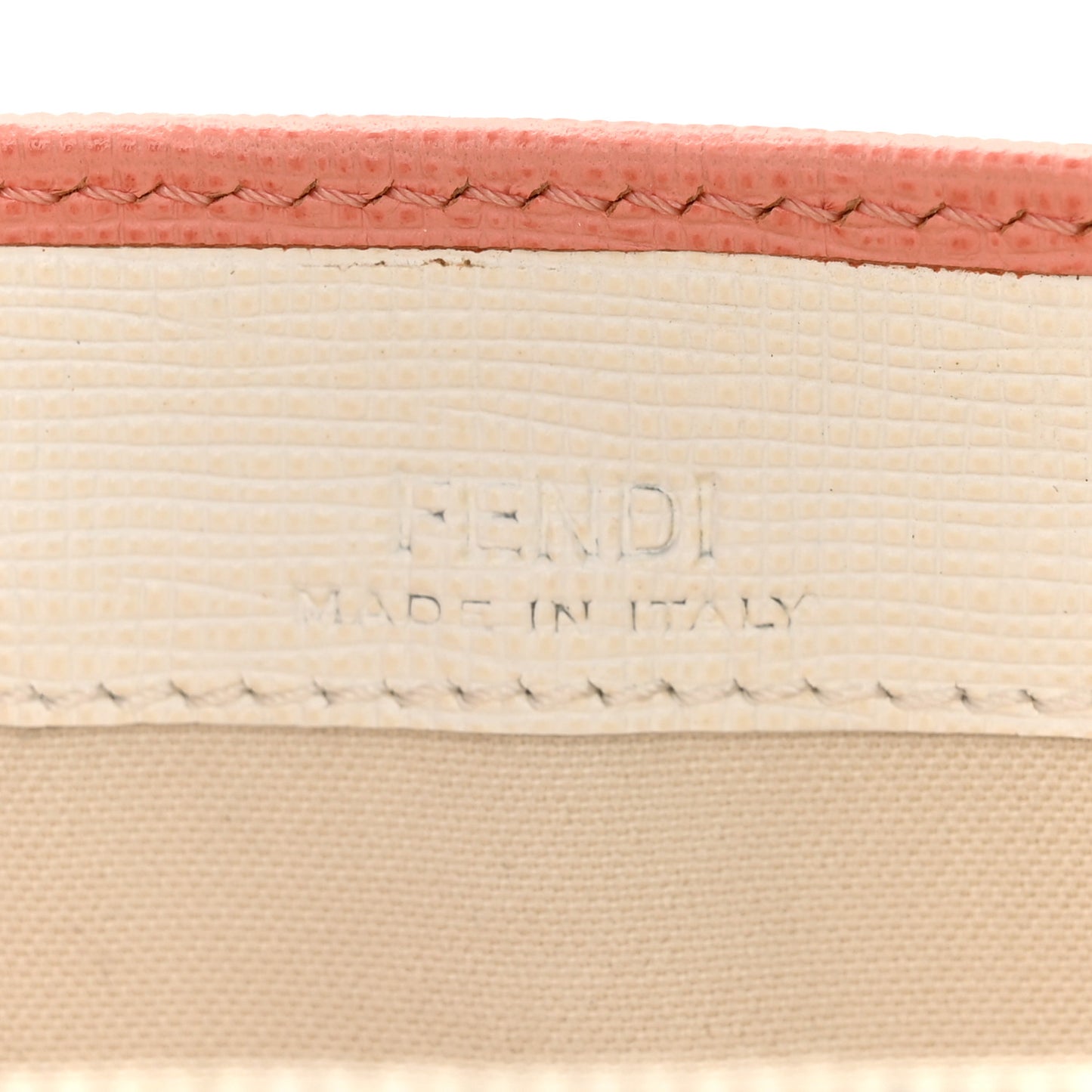 Vitello Elite Bi-Color Simply Continental Wallet Pesca White Plaster