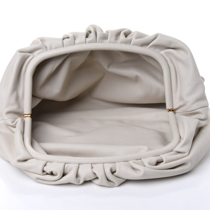 Bottega Veneta Smooth Butter Calf The Pouch Oversized Clutch Mist 4 of 4
