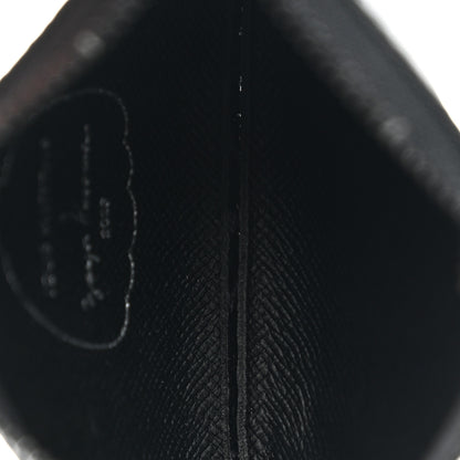 Louis Vuitton LV X YK Monogram Eclipse Key Pouch Black Silver 5 of 7