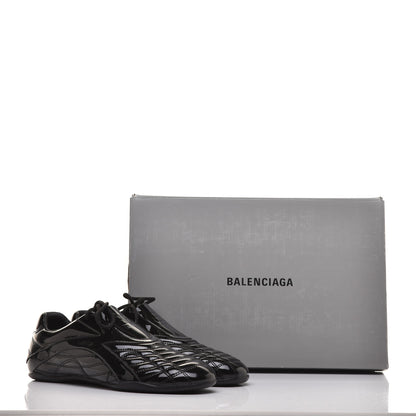 Balenciaga Patent Polyurethane Womens Zen Sneakers 39 Black 10 of 10