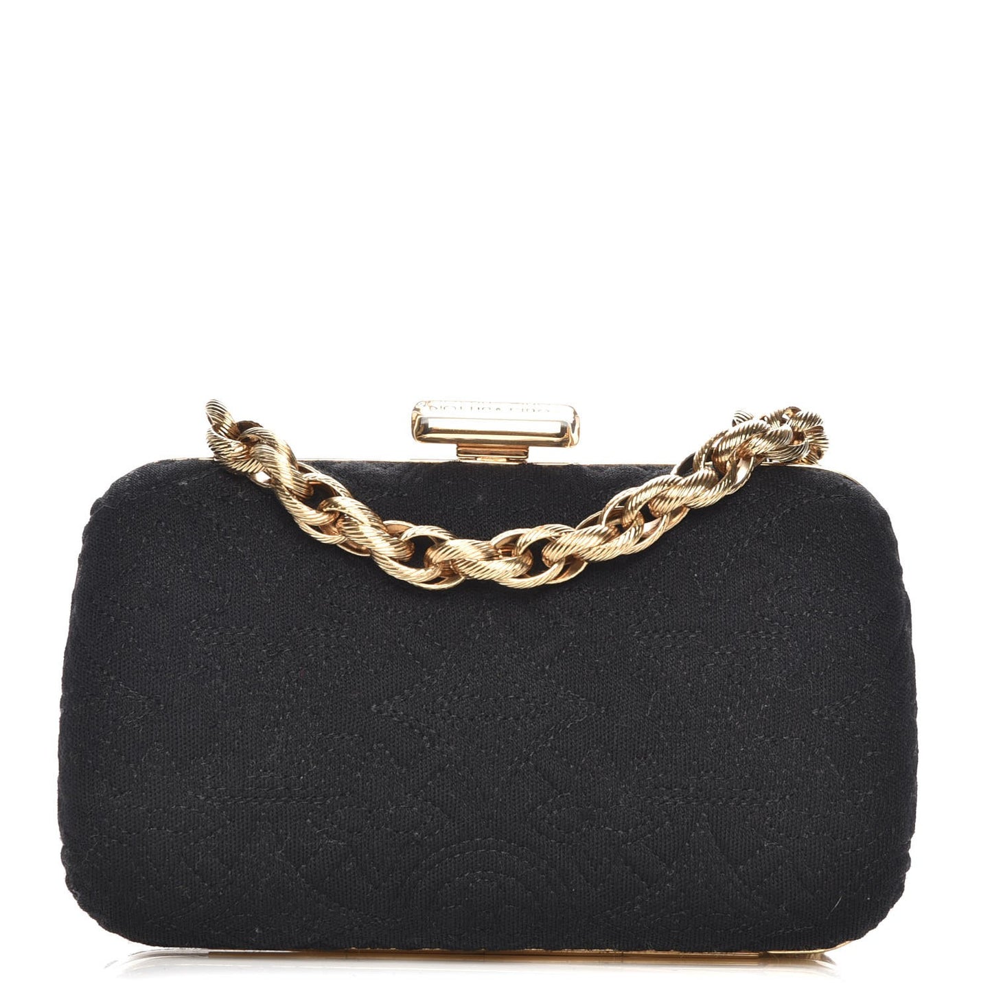 Jersey Monogram Motard Minaudiere Clutch Black