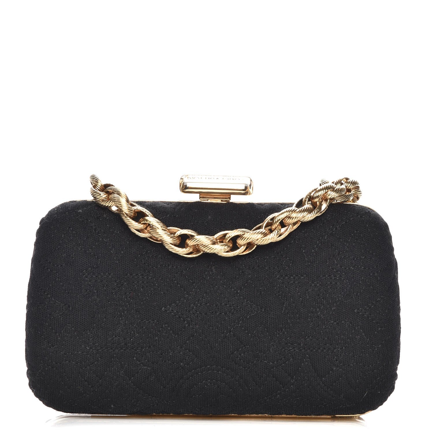 Louis Vuitton Jersey Monogram Motard Minaudiere Clutch Black 1 of 7