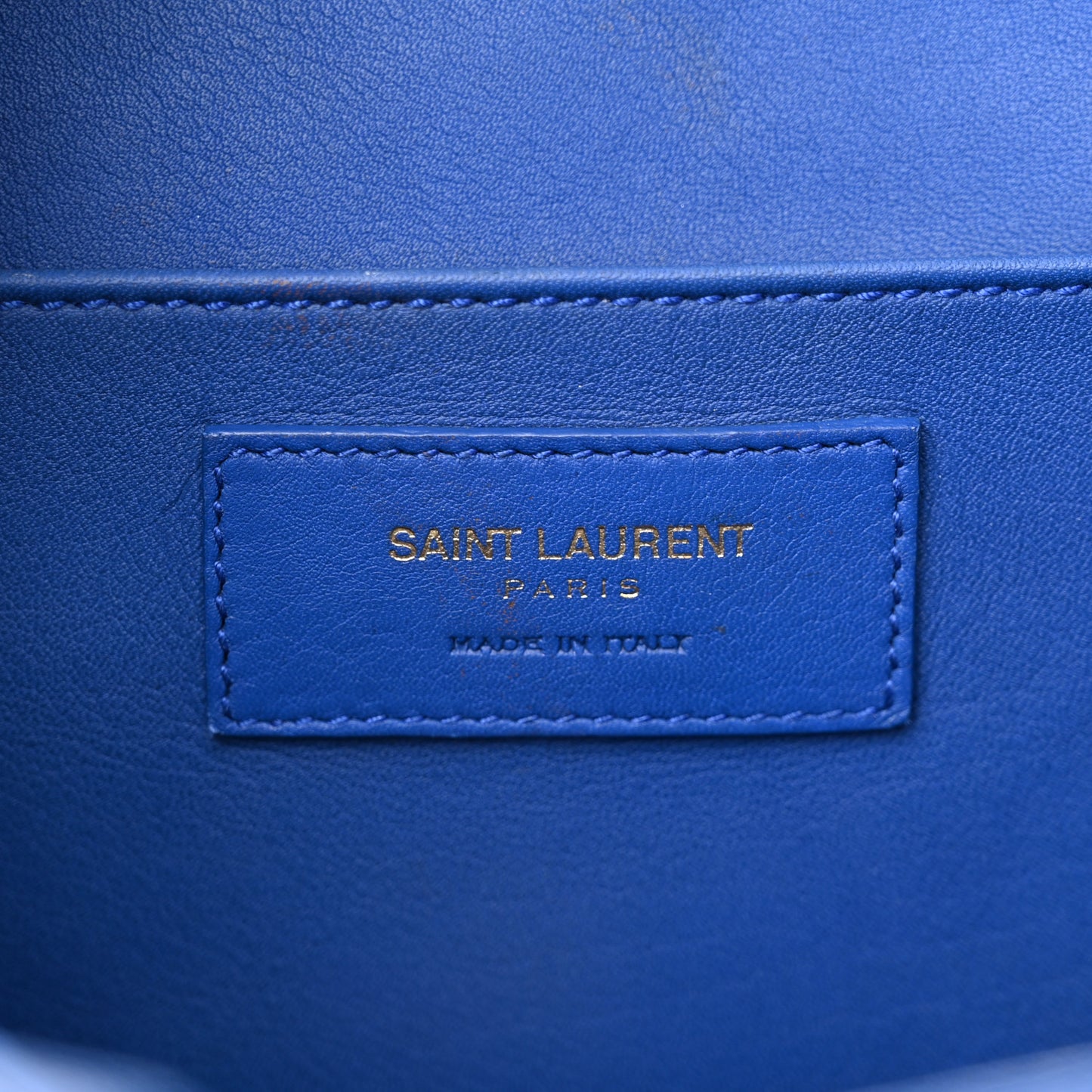 Calfskin Monogram Baby Cabas Blue Majorelle