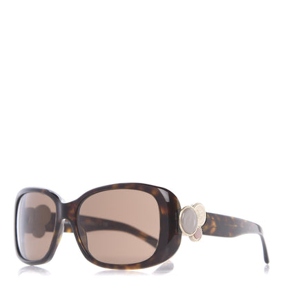 Chanel Tortoise Shell Bouton Sunglasses 5191 1 of 8