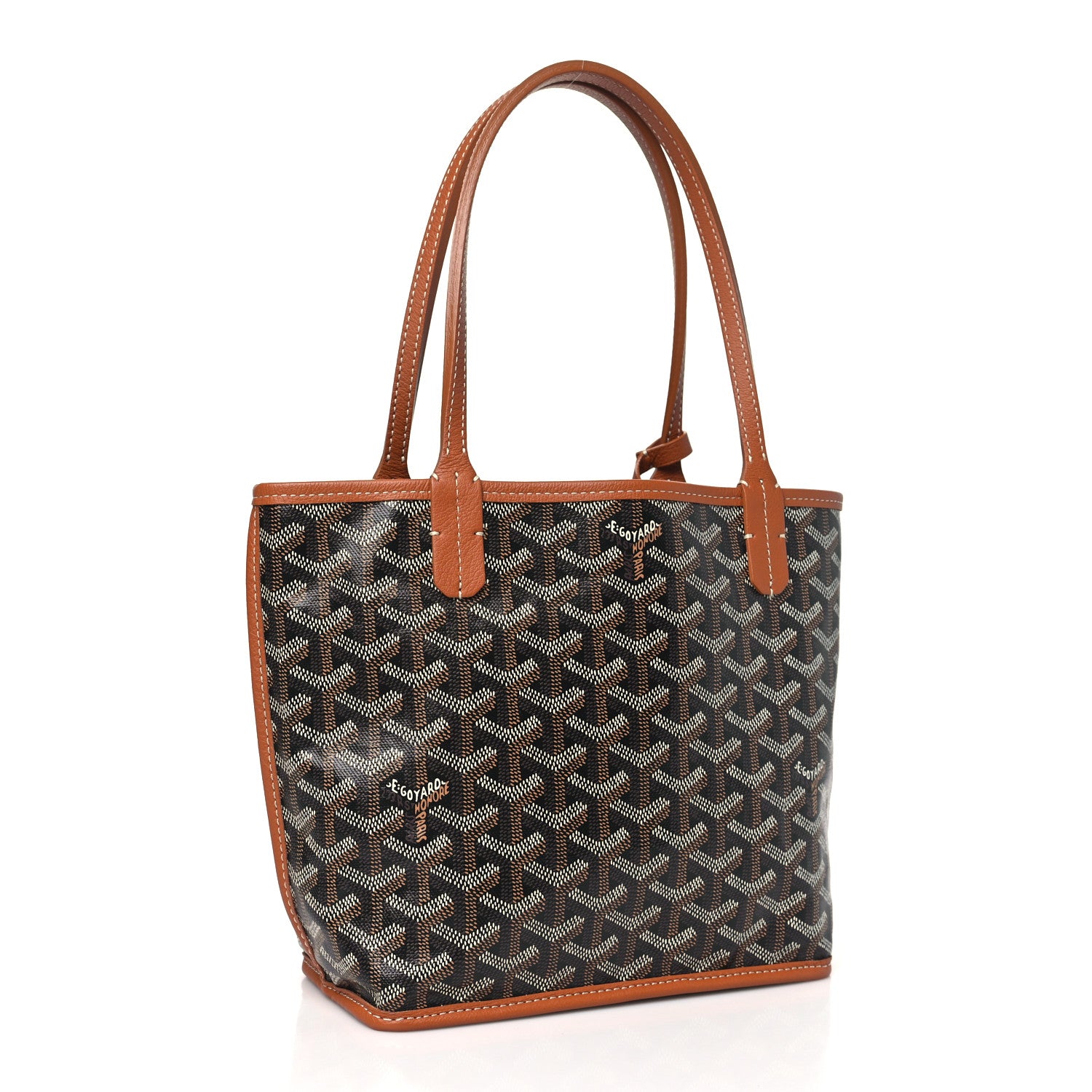 Goyard Goyardine Reversible Mini Anjou Black Gold 5 of 16