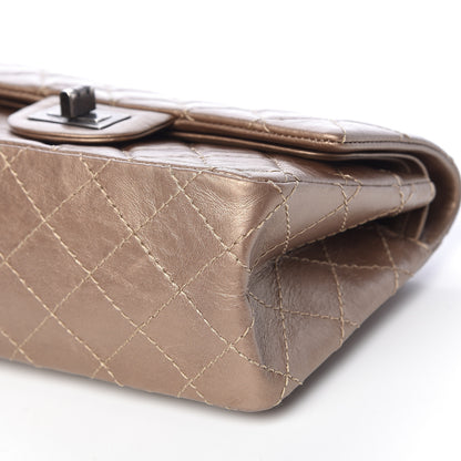 Chanel Metallic Calfskin Quilted 2.55 Reissue 224 Flap Gold 6 of 11