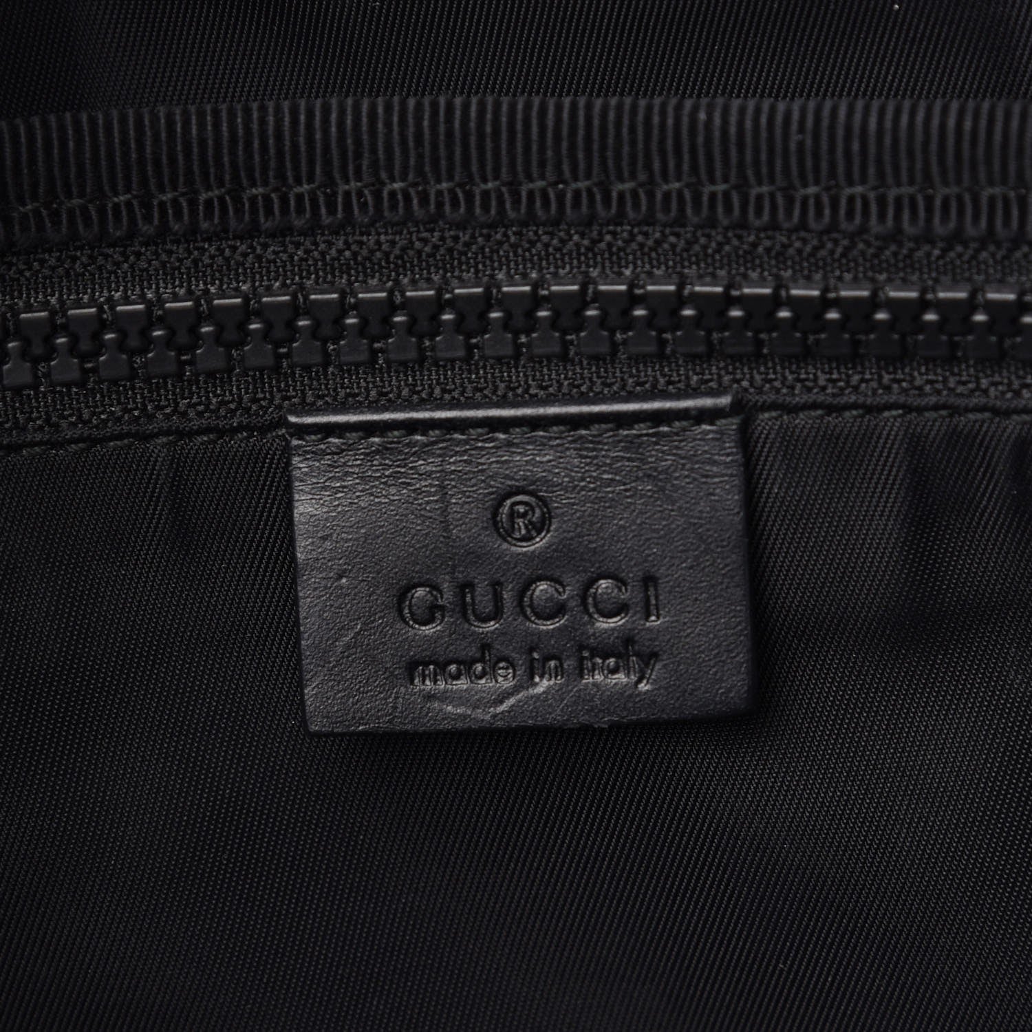 Gucci Techno Canvas Web L'Aveugle Par Amour Embroidered Double Buckle Backpack Black 6 of 8