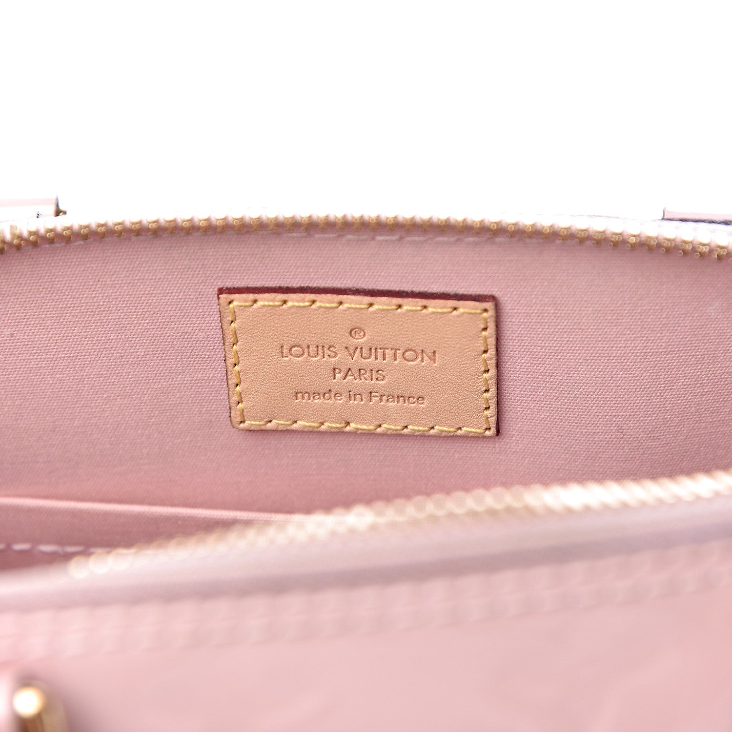 Louis Vuitton Vernis Alma BB Rose Ballerine 6 of 11