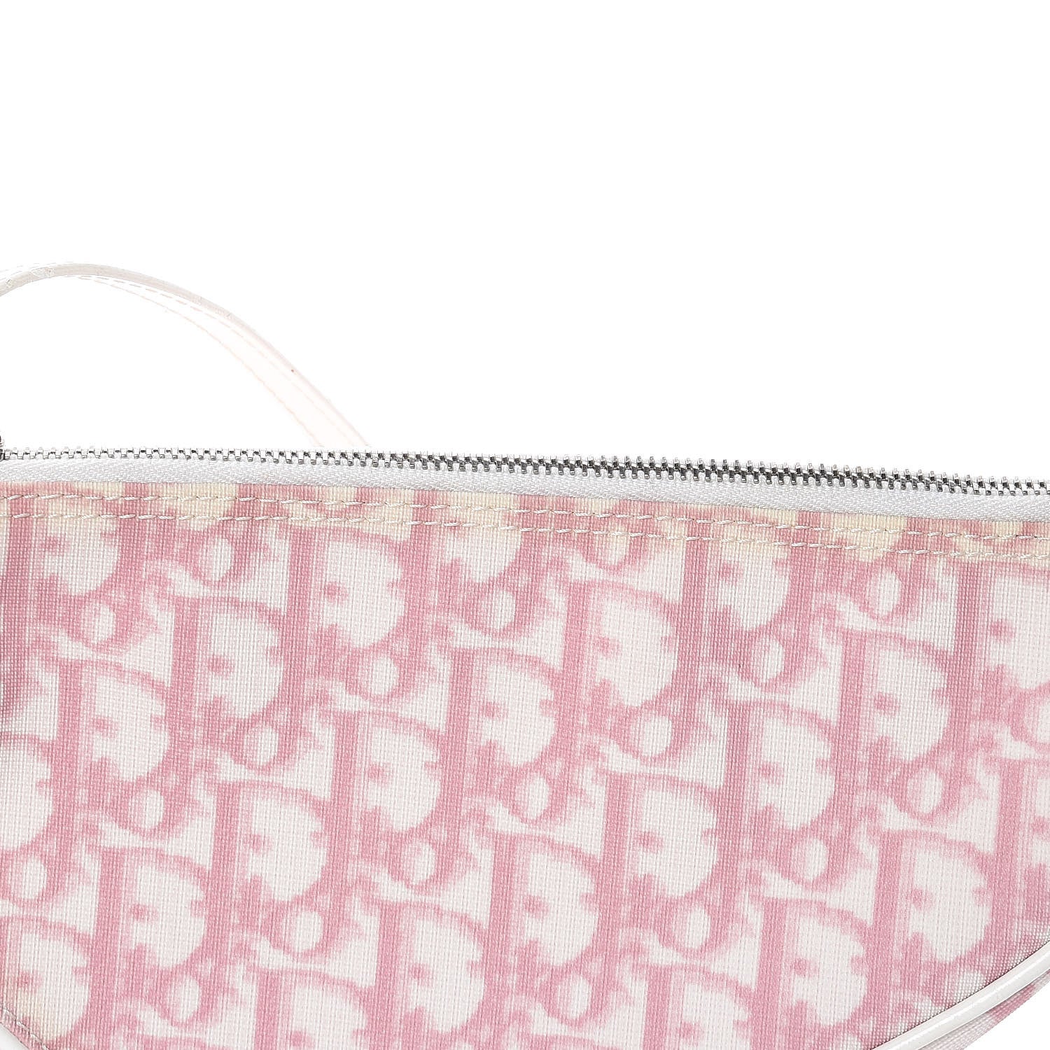 Christian Dior Monogram Mini Saddle Pochette Pink 10 of 17