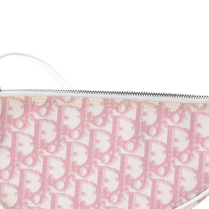 Christian Dior Monogram Mini Saddle Pochette Pink 10 of 17