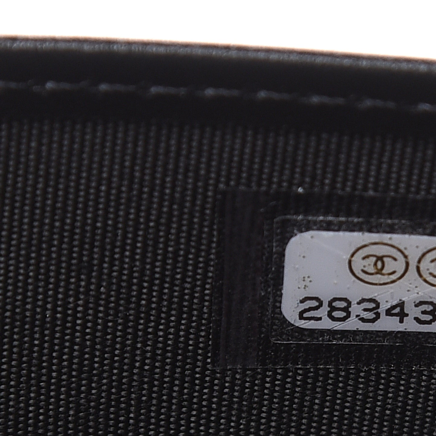 Caviar Quilted Boy Yen Wallet Black