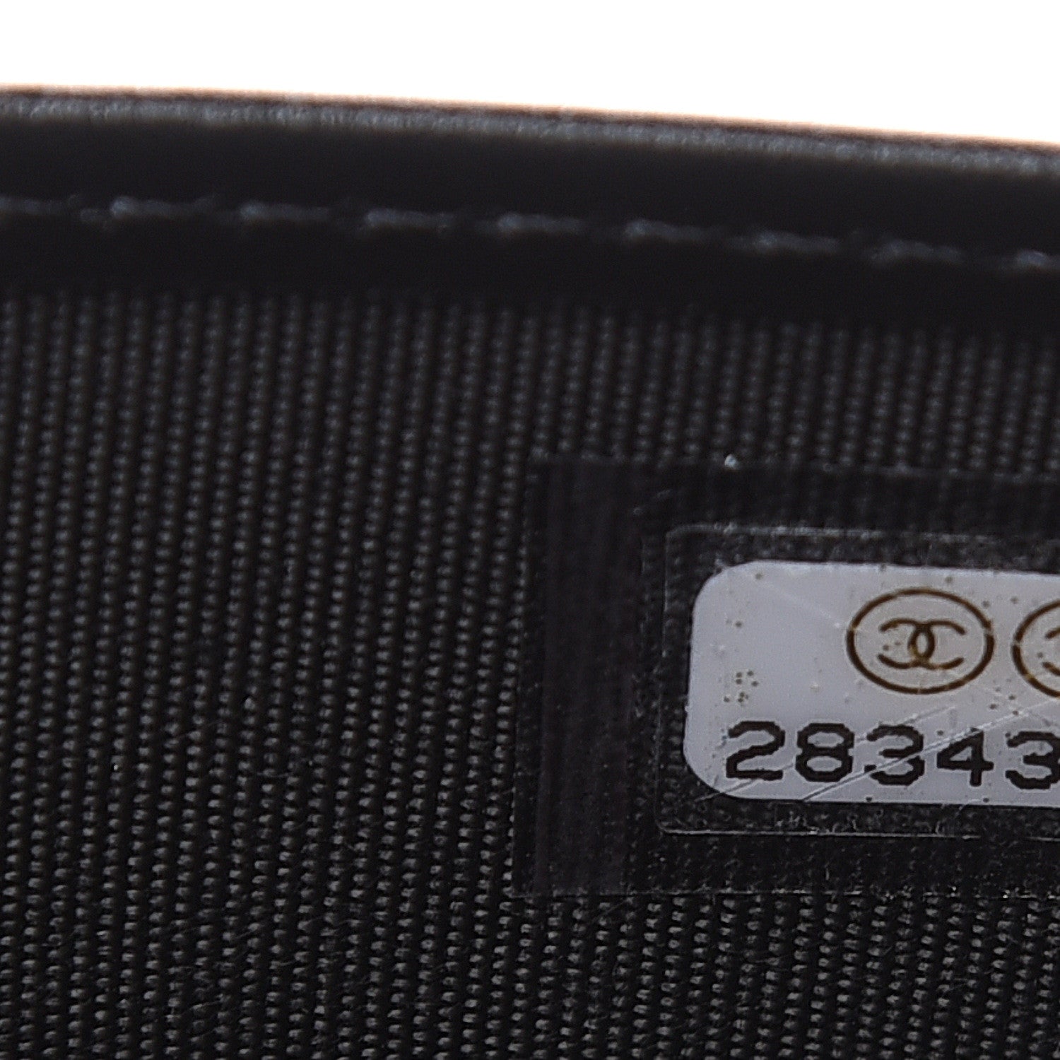Chanel Caviar Quilted Boy Yen Wallet Black 8 of 9