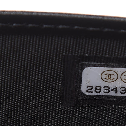 Chanel Caviar Quilted Boy Yen Wallet Black 8 of 9