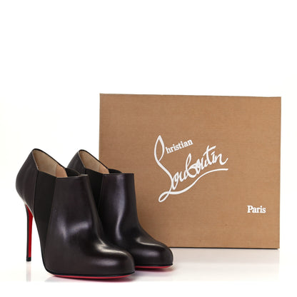 Christian Louboutin Calfskin Lastoto 100 Ankle Boots 38.5 Cacao 10 of 10