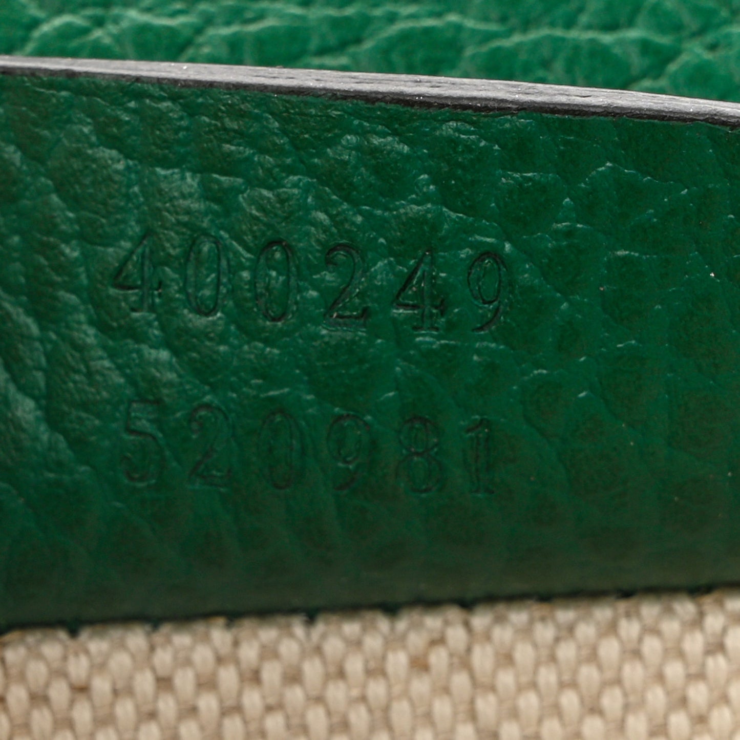 Pebbled Calfskin Small Dionysus Shoulder Bag Emerald