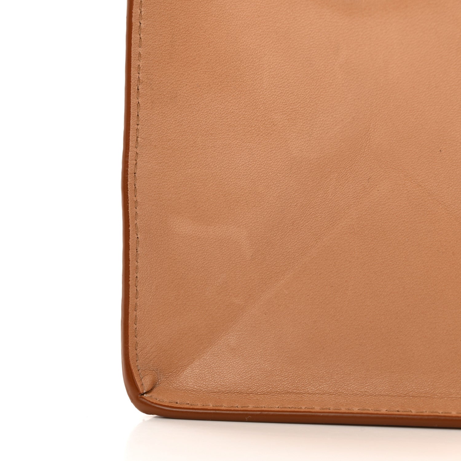 Saint Laurent Calfskin Monogram Deli Paper Bag Vintage Beige 10 of 10