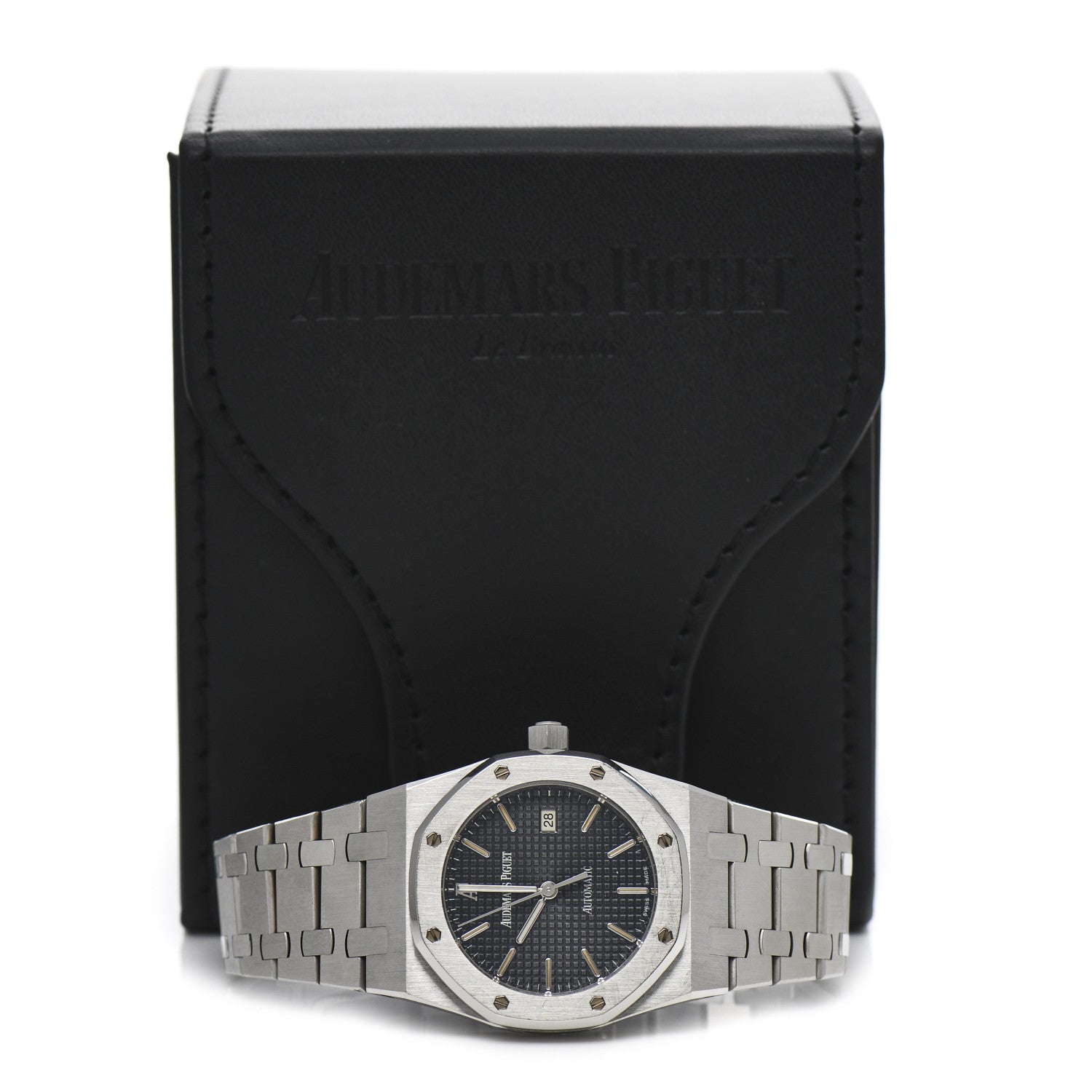 Audemars Piguet Stainless Steel 33mm Royal Oak Automatic Watch Black 15000ST.OO.0789ST.01 6 of 6