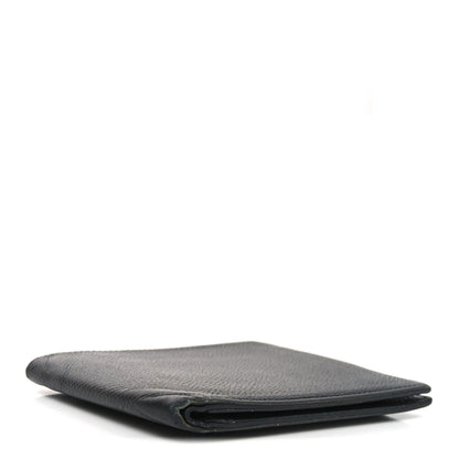 Hermes Epsom Citizen Twill Compact Wallet Black 4 of 7