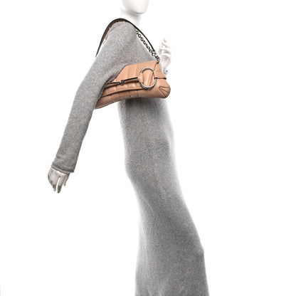 Gucci Nappa Vertical Matelasse Medium Maxi Horsebit Chain Shoulder Bag Rose Beige 2 of 10