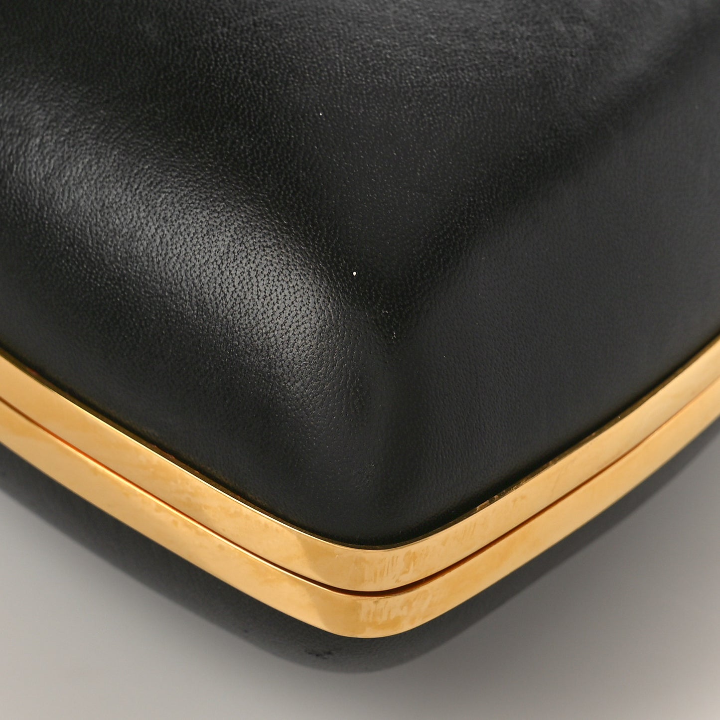 Smooth Calfskin Heart Monogram Love Box Crossbody Black