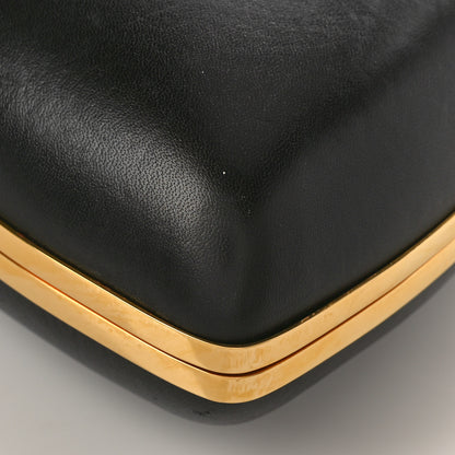 Saint Laurent Smooth Calfskin Heart Monogram Love Box Crossbody Black 7 of 8