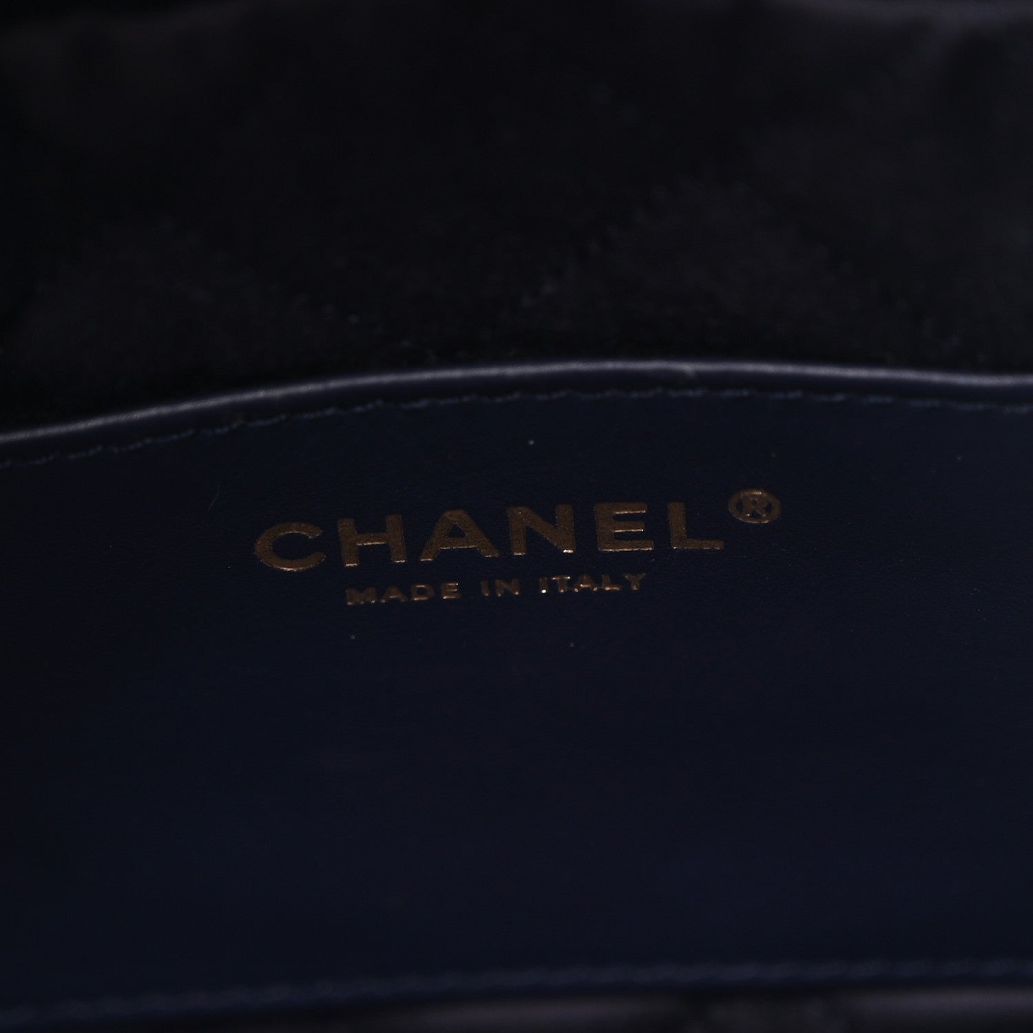 Chanel Shiny Calfskin Quilted Mini Chanel 22 Navy Blue 6 of 10
